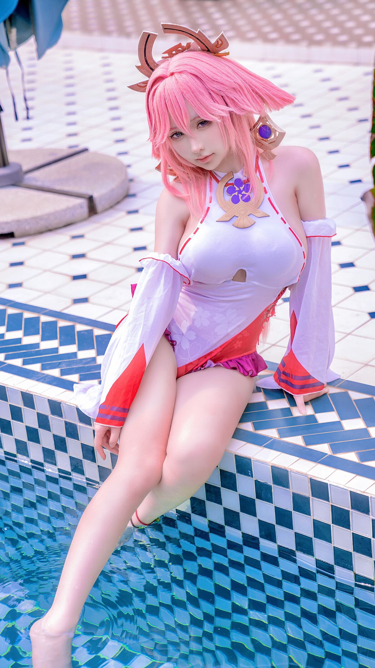 Coser@樱梨梨Eriri 八重神子泳装 0009 3345469726.jpg