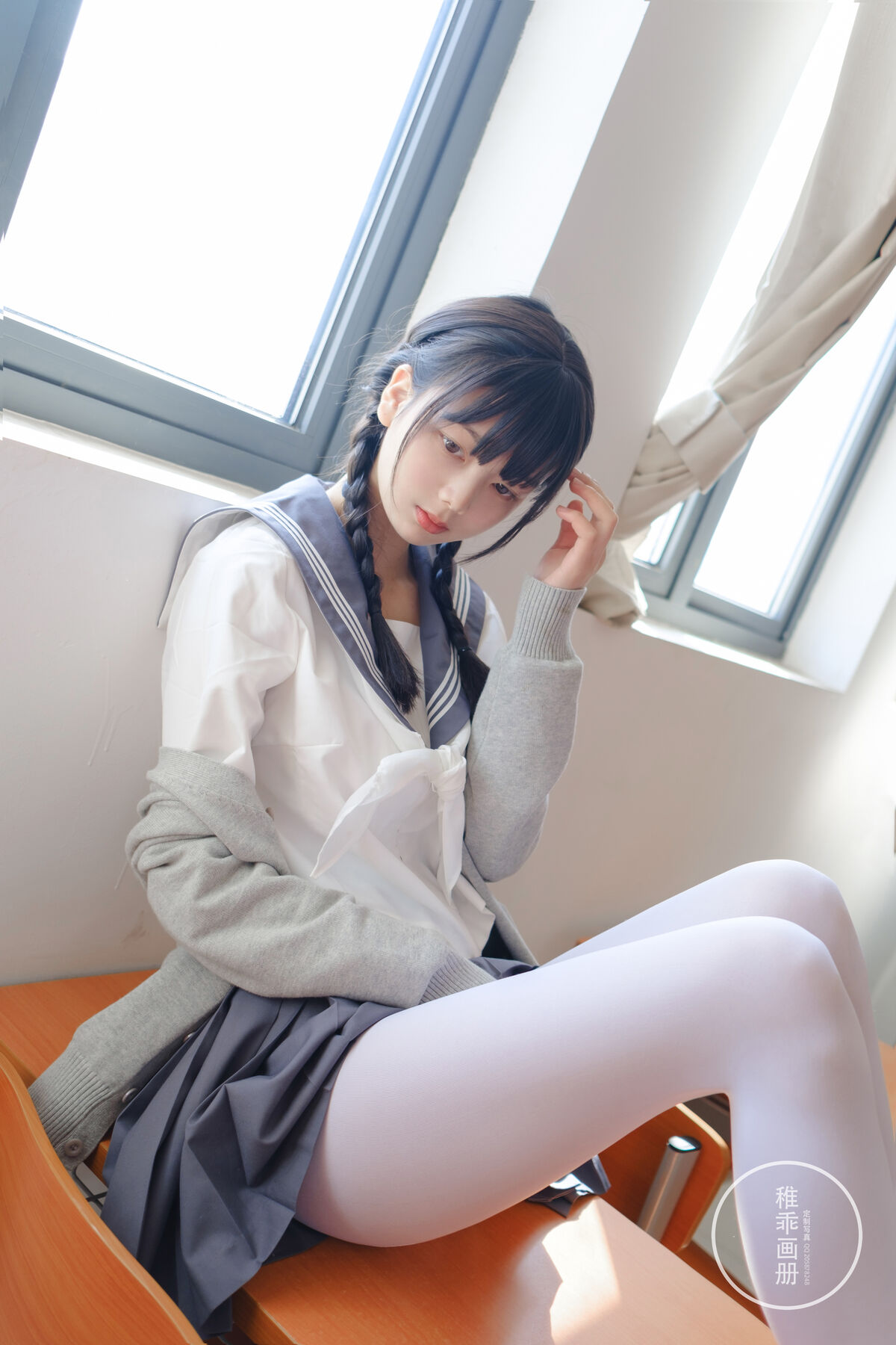 Coser@稚乖画册 晴空 赤西夜夜 80D白丝 0003 4767195596.jpg