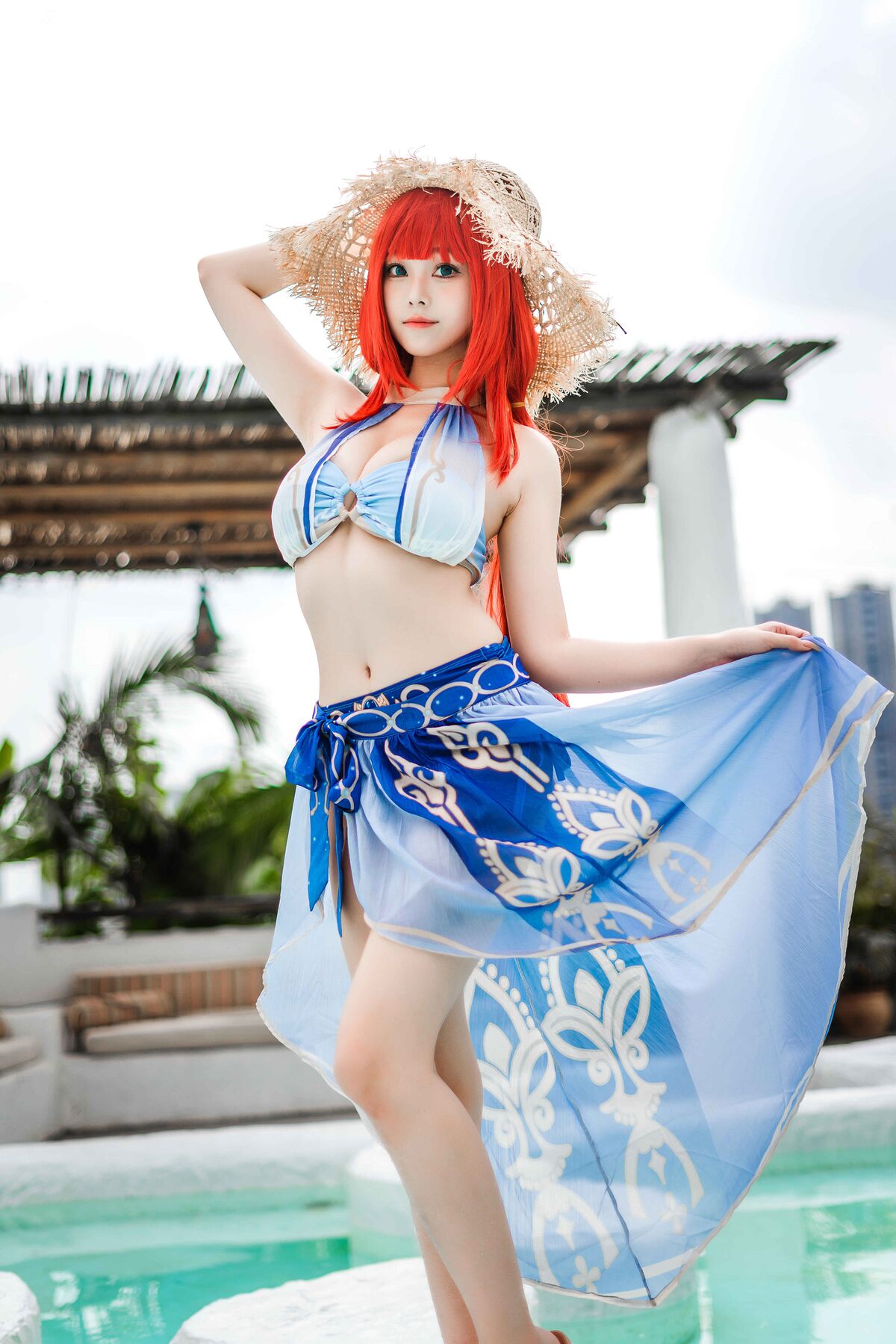 Coser@蜜汁猫裘 原神 妮露泳装 0006 7729023109.jpg