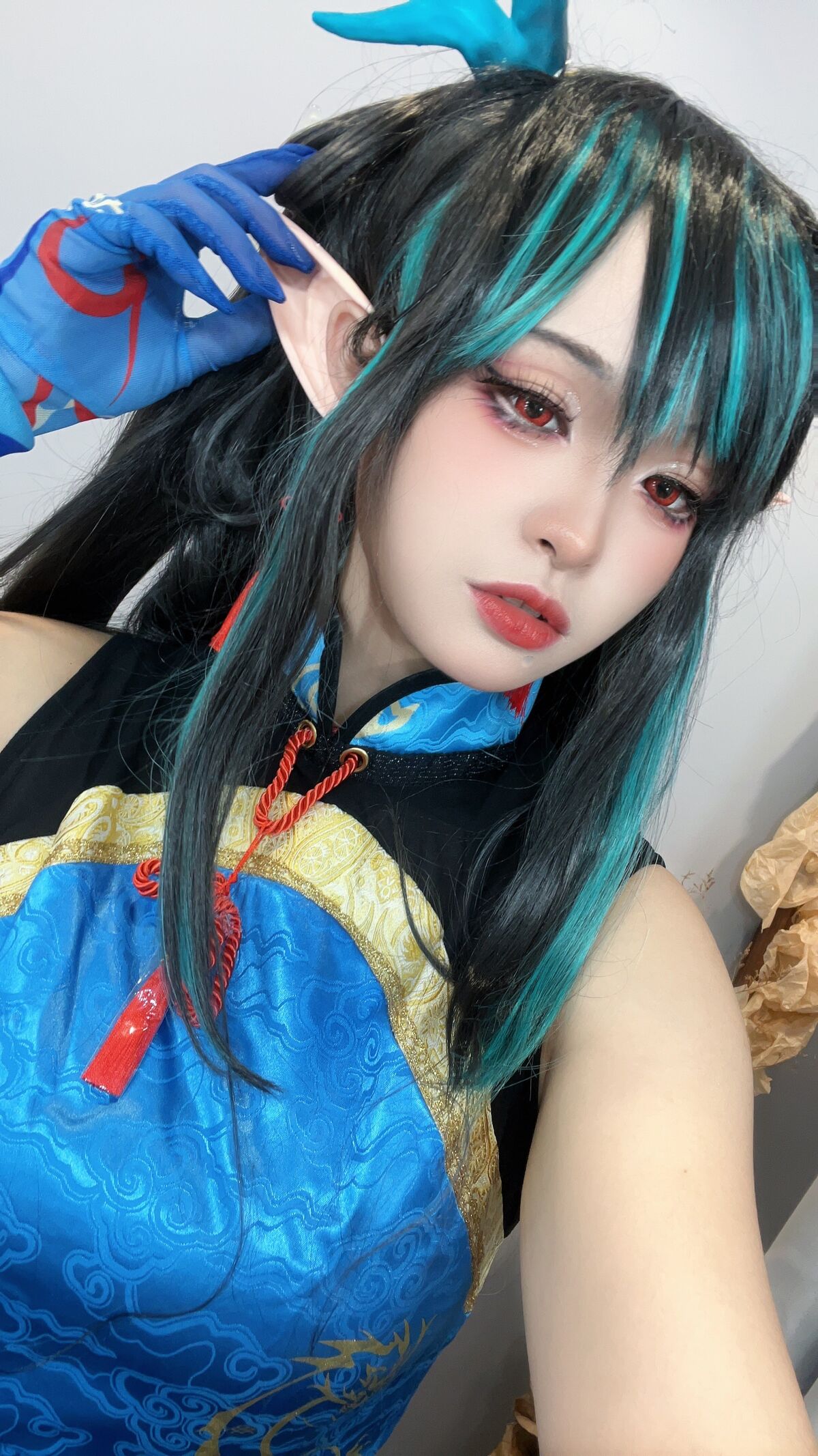 Coser@小和甜酒 橙风千雅 年夕旗袍双人御守 Part3 0012 2118934303.jpg