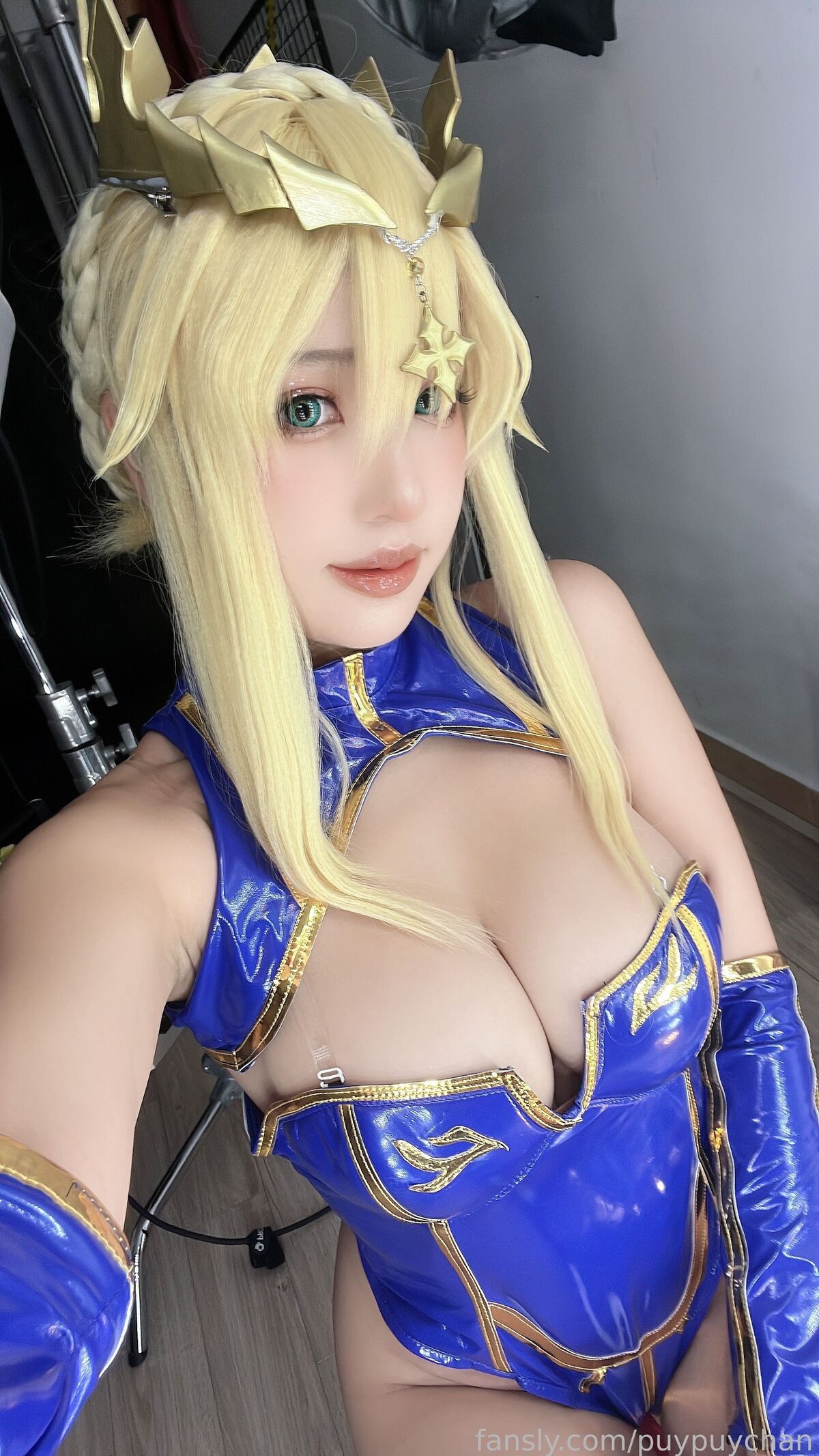 Coser@Puypuychan プィプィ Puypuychan cosplay Artoria Lancer FateGrand Order Part1 0044 9762982842.jpg