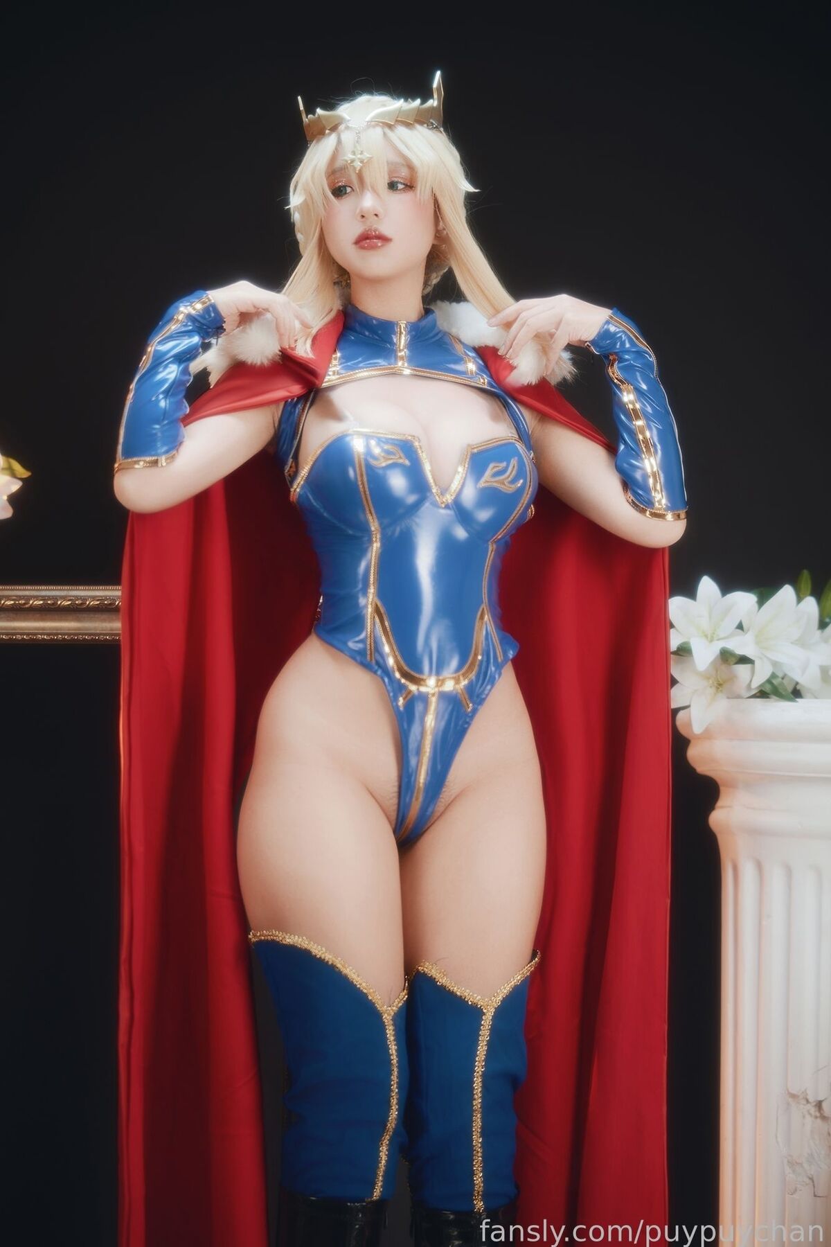 Coser@Puypuychan プィプィ Puypuychan cosplay Artoria Lancer FateGrand Order Part2 0026 7282190876.jpg