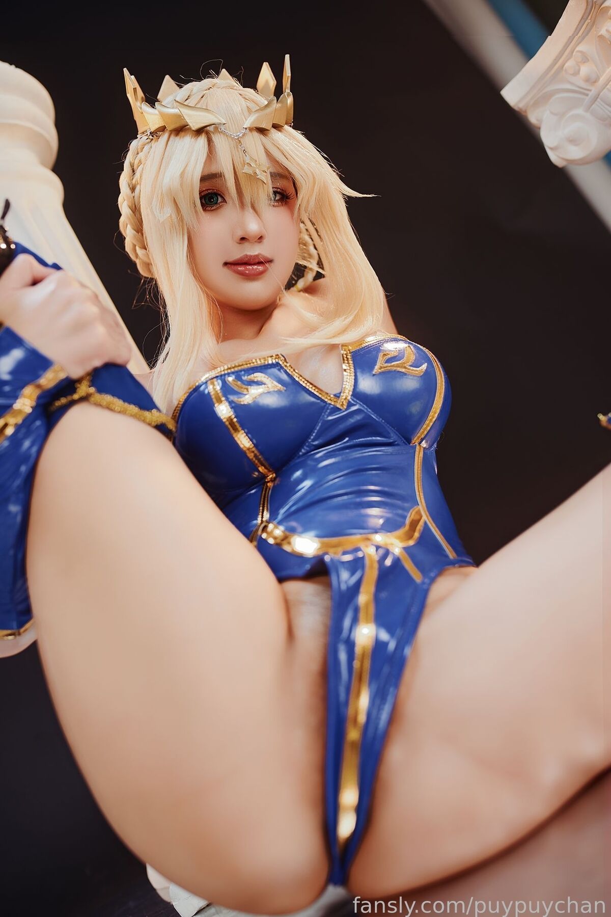 Coser@Puypuychan プィプィ Puypuychan cosplay Artoria Lancer FateGrand Order Part2 0029 5180841780.jpg