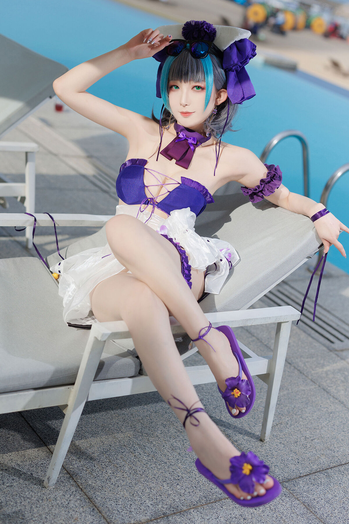 Coser@封疆疆v – 柴郡泳装