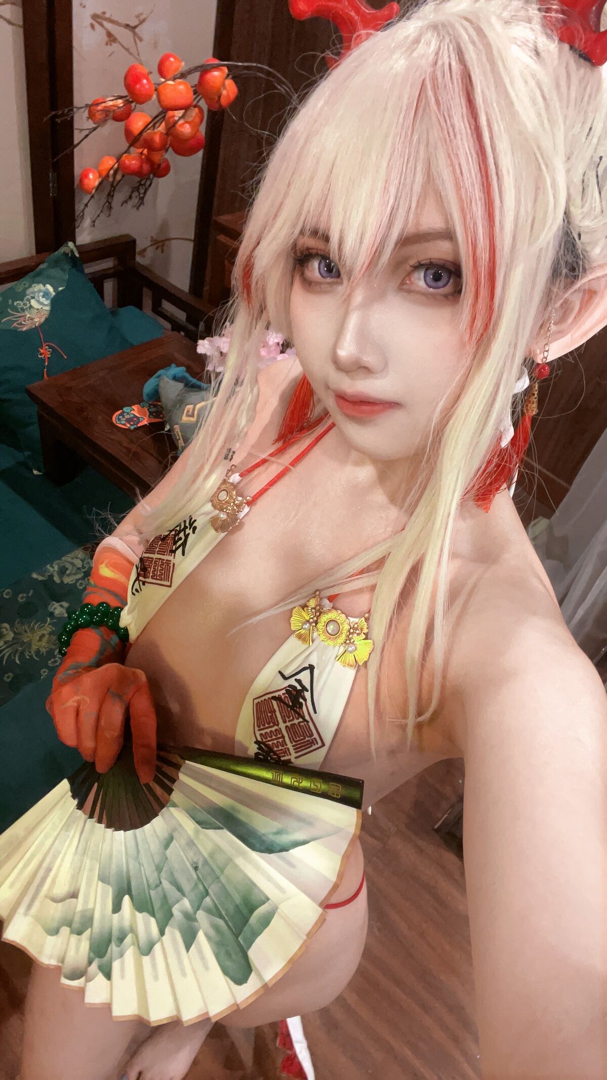 Coser@小和甜酒 And 橙风千雅 明日方舟年夕旗袍双人御守 Part3 0009 2990460424.jpg