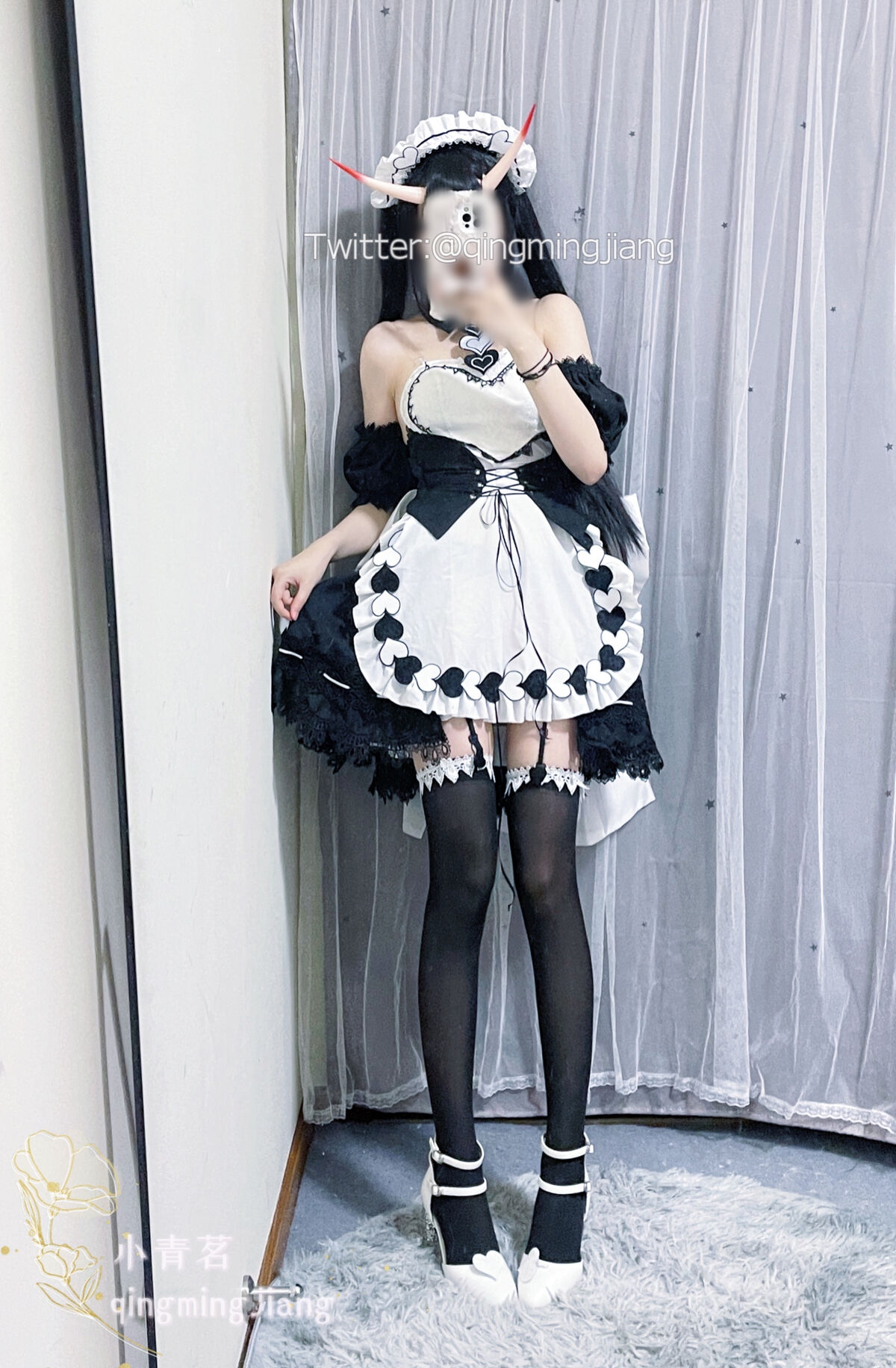 Coser@小青茗 黑丝女仆 0009 0125062961.jpg