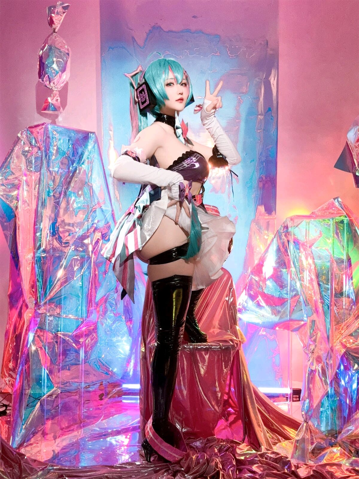 Coser@星之迟迟 Miku初音未来 喵斯快跑 0006 2358373769.jpg