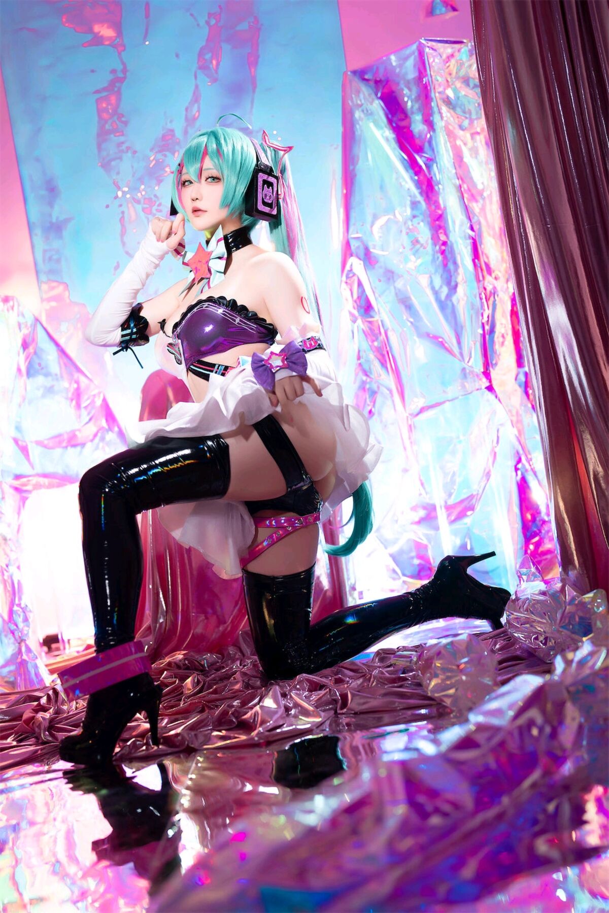 Coser@星之迟迟 Miku初音未来 喵斯快跑 0068 6677008662.jpg