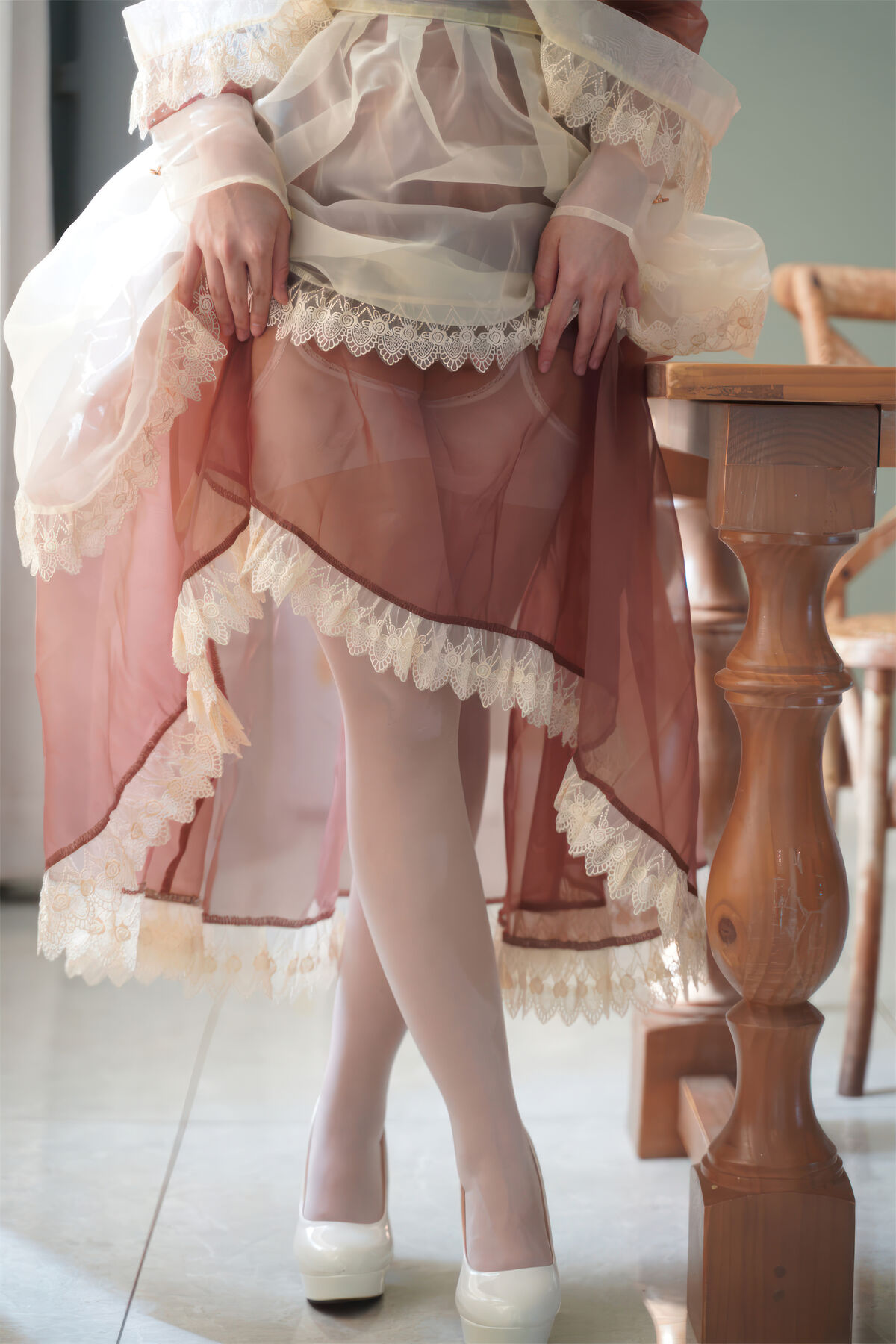 Coser@虎森森 棕色透明女仆 0015 9445530198.jpg