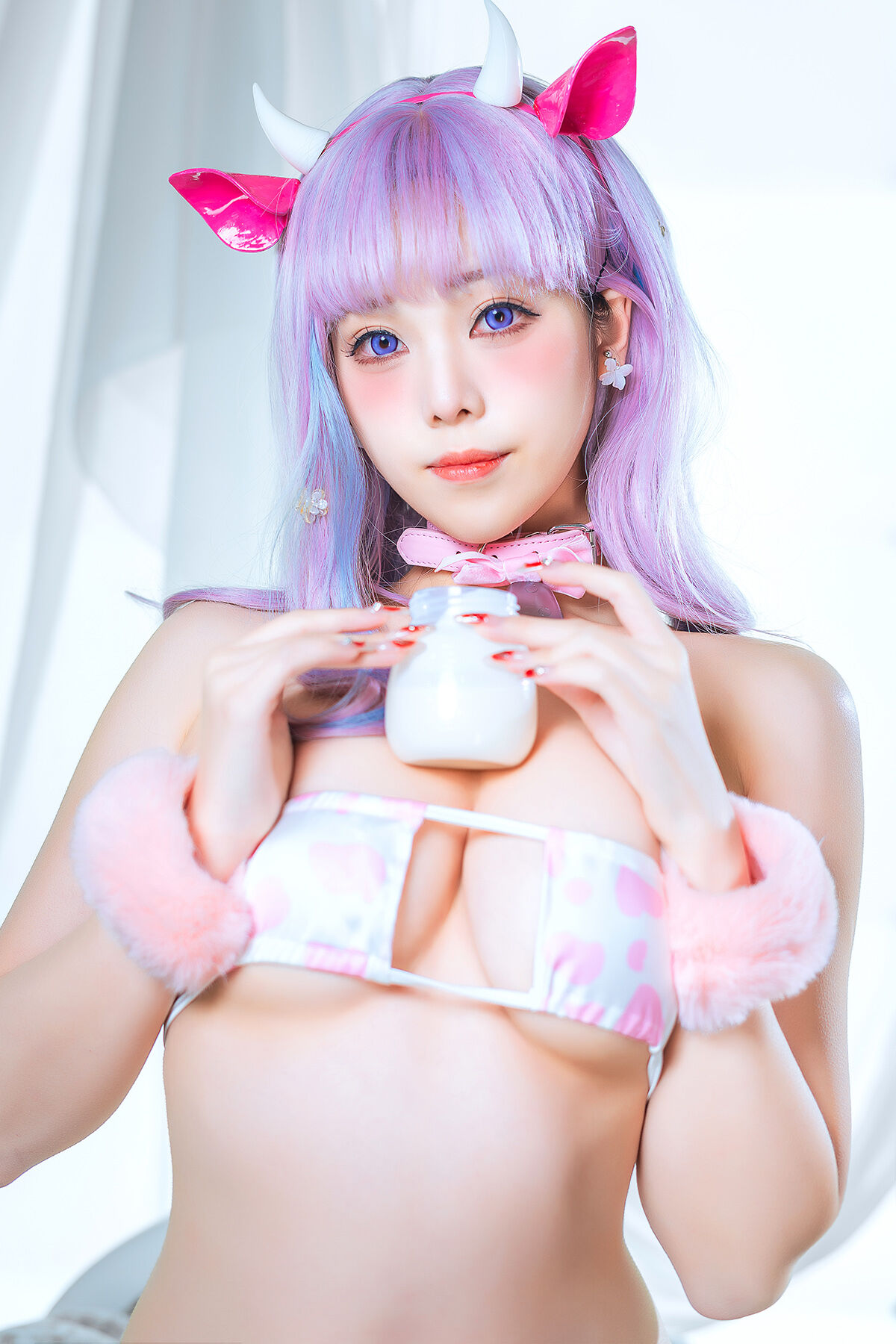 Coser@蜜汁猫裘 – 普利茅斯 奶牛装ver