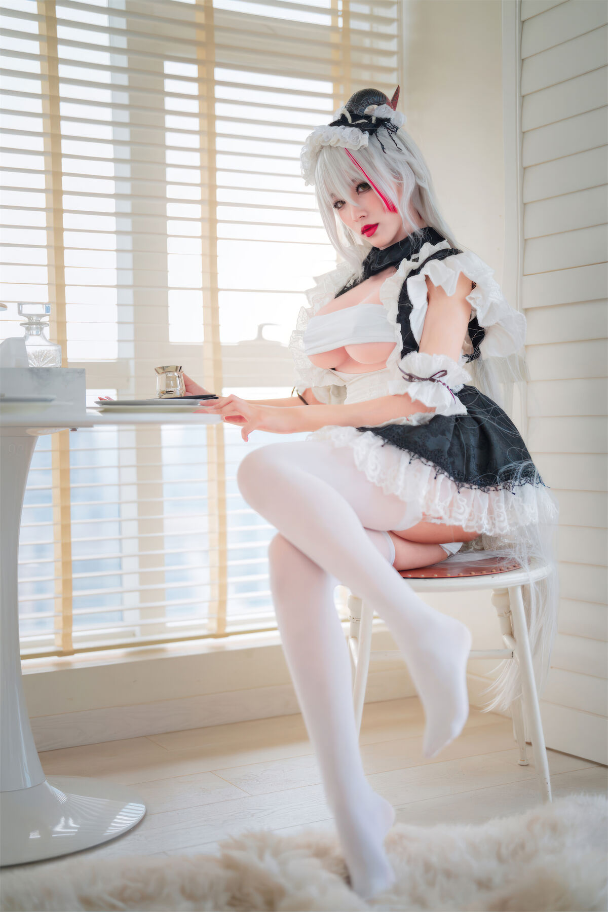 Coser@轩萧学姐 碧蓝航线 埃吉尔女仆 0001 0225671764.jpg