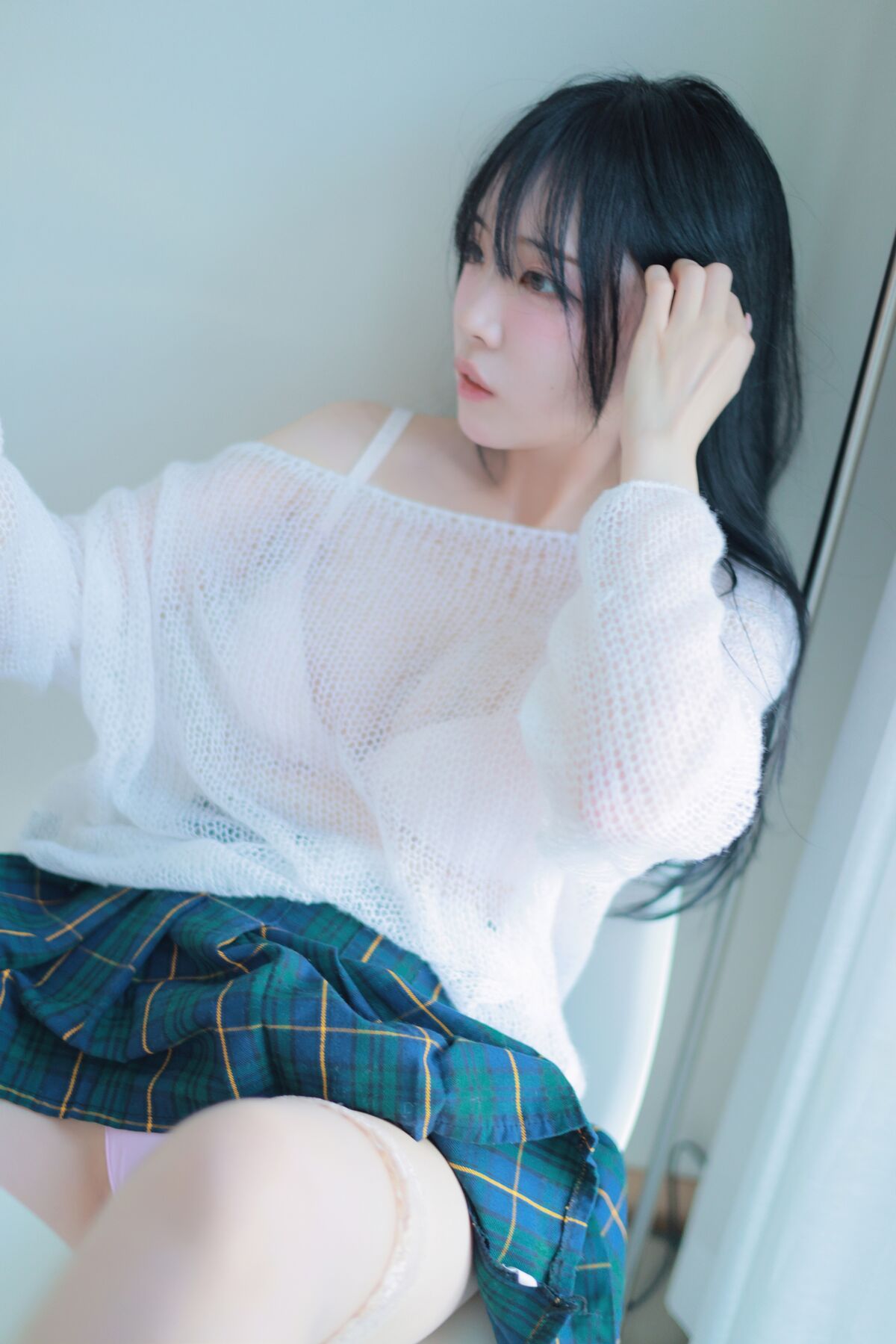 Patreon rinaモモリナ momorina Extra short Plaid Skirt 0004 8888735909.jpg