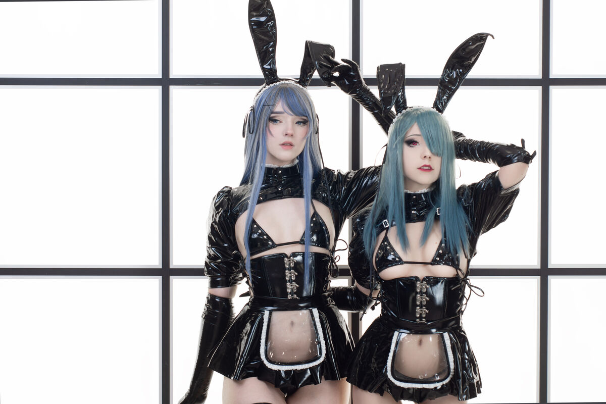 Coser@Candy_Ball Latex Bunny Twins 0013 9344389289.jpg