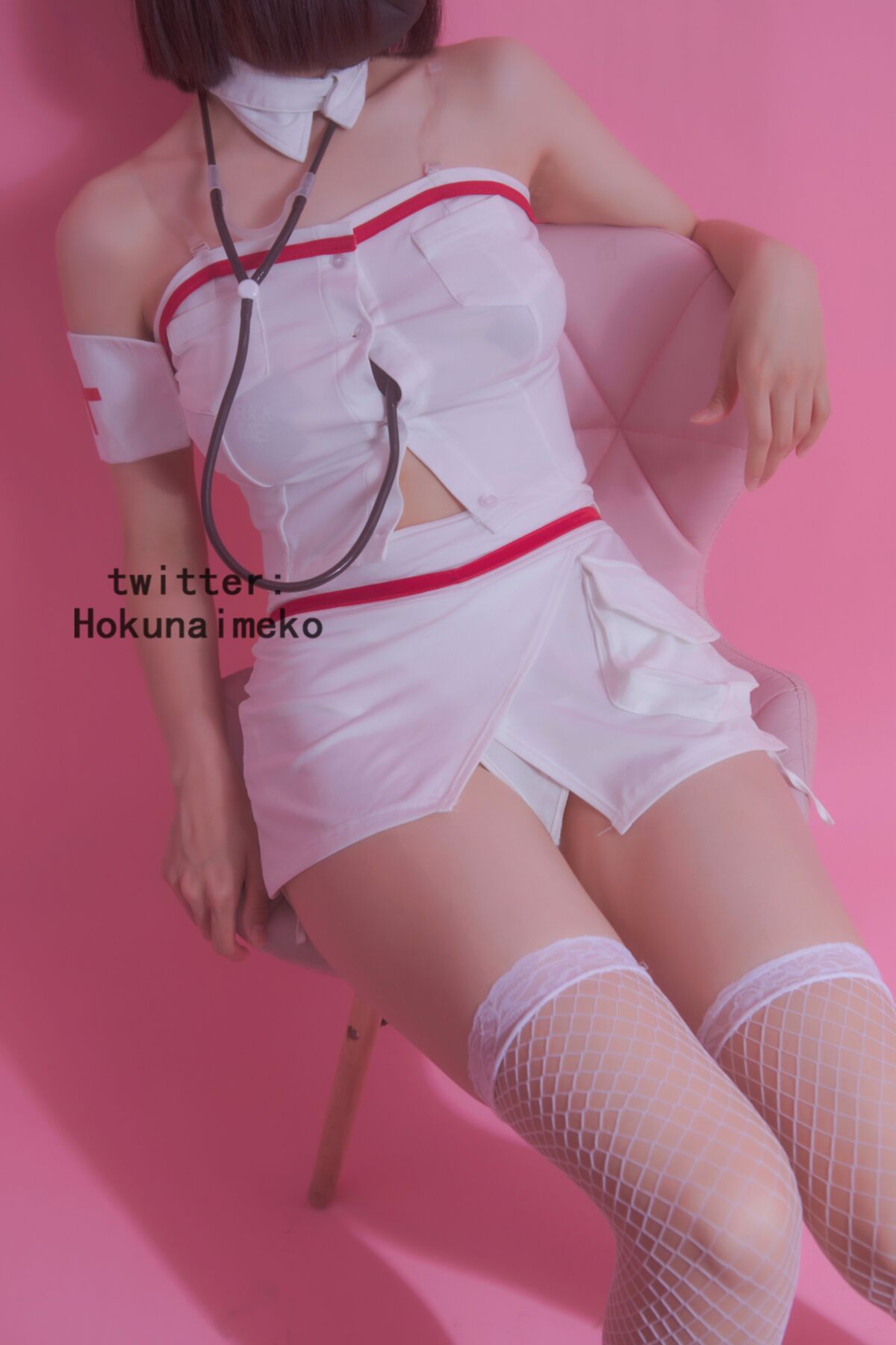 Coser@北乃芽子 Hokunaimeko オリジナルコスプレ 看病してあげるよ 0022 3580177329.jpg