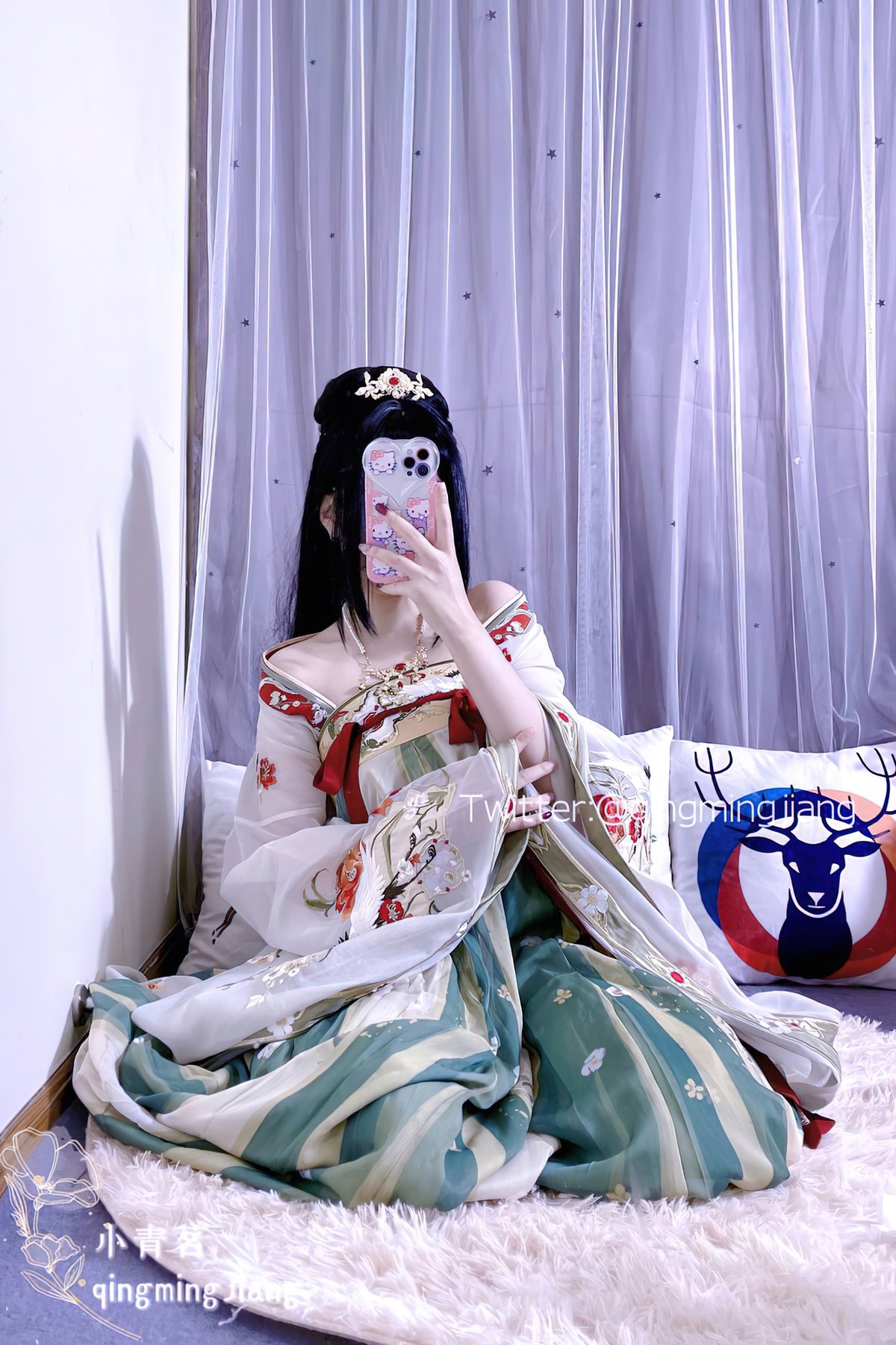 Coser@小青茗 唯美唐装古风下的美妙胴体 0036 1928494068.jpg