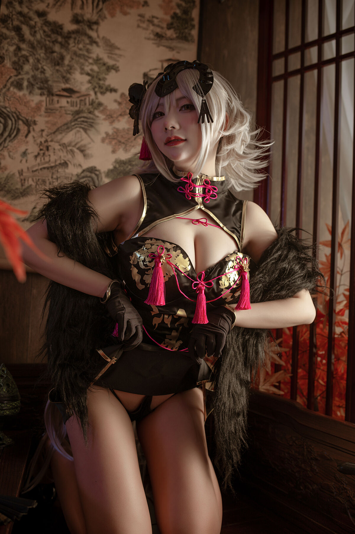 Coser@是一只熊仔吗 黑贞 同人旗袍 0018 7659301422.jpg