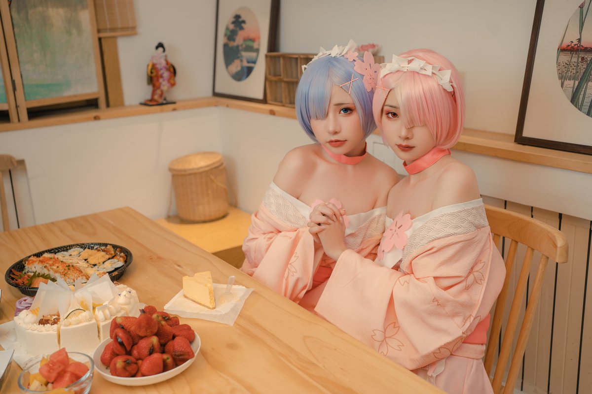 Coser@爆机少女喵小吉 Nekokoyoshi And 金鱼kinngyo 从零开始的女体盛宴 Part1 0014 3435388867.jpg