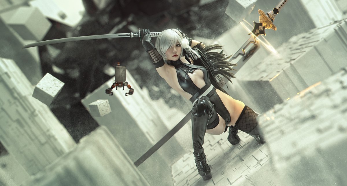 Coser@爆机少女喵小吉 Nekokoyoshi Nier 2B 0001 0092597233.jpg