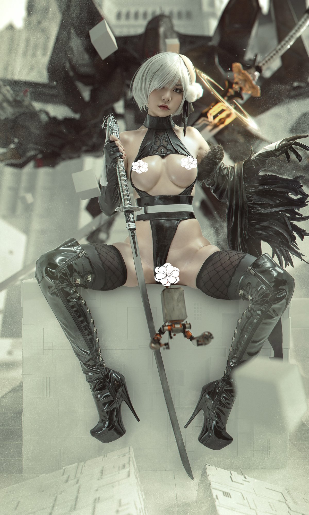 Coser@爆机少女喵小吉 Nekokoyoshi Nier 2B 0012 2168348727.jpg