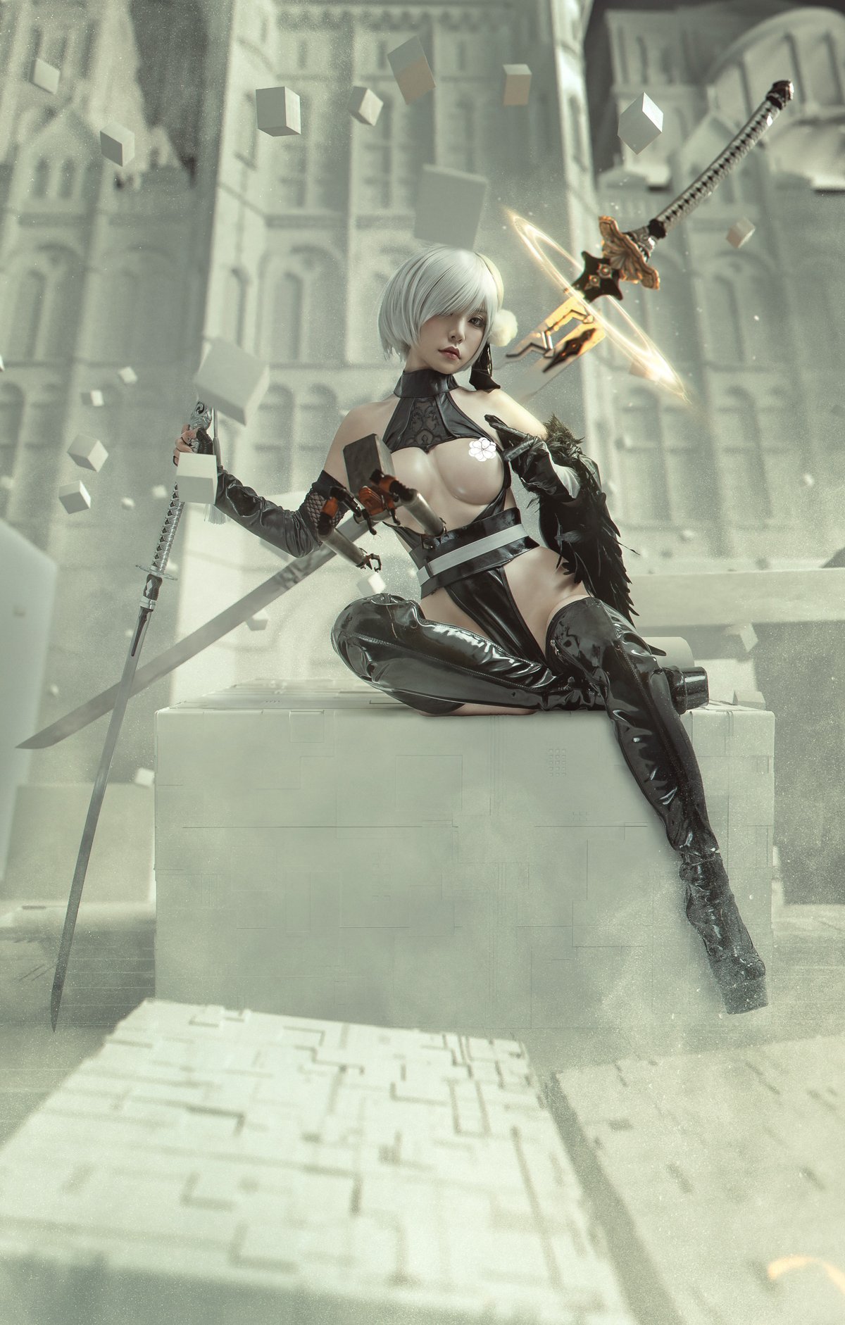 Coser@爆机少女喵小吉 Nekokoyoshi Nier 2B 0041 5436500549.jpg