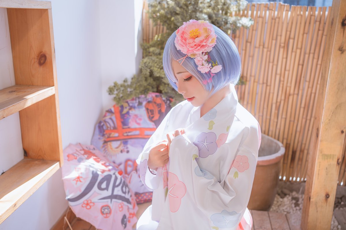 Coser@爆机少女喵小吉 Nekokoyoshi 双子 拉姆蕾姆 Part1 0046 9041838489.jpg