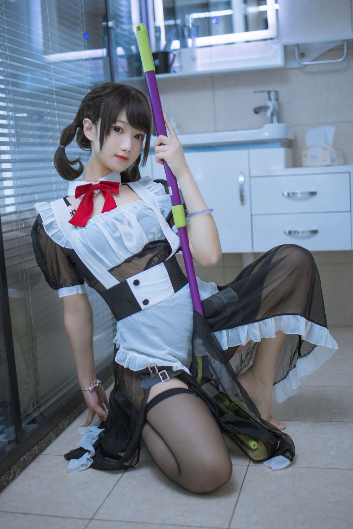 Coser@羽天shine 黑色女仆 0009 3230024771.jpg