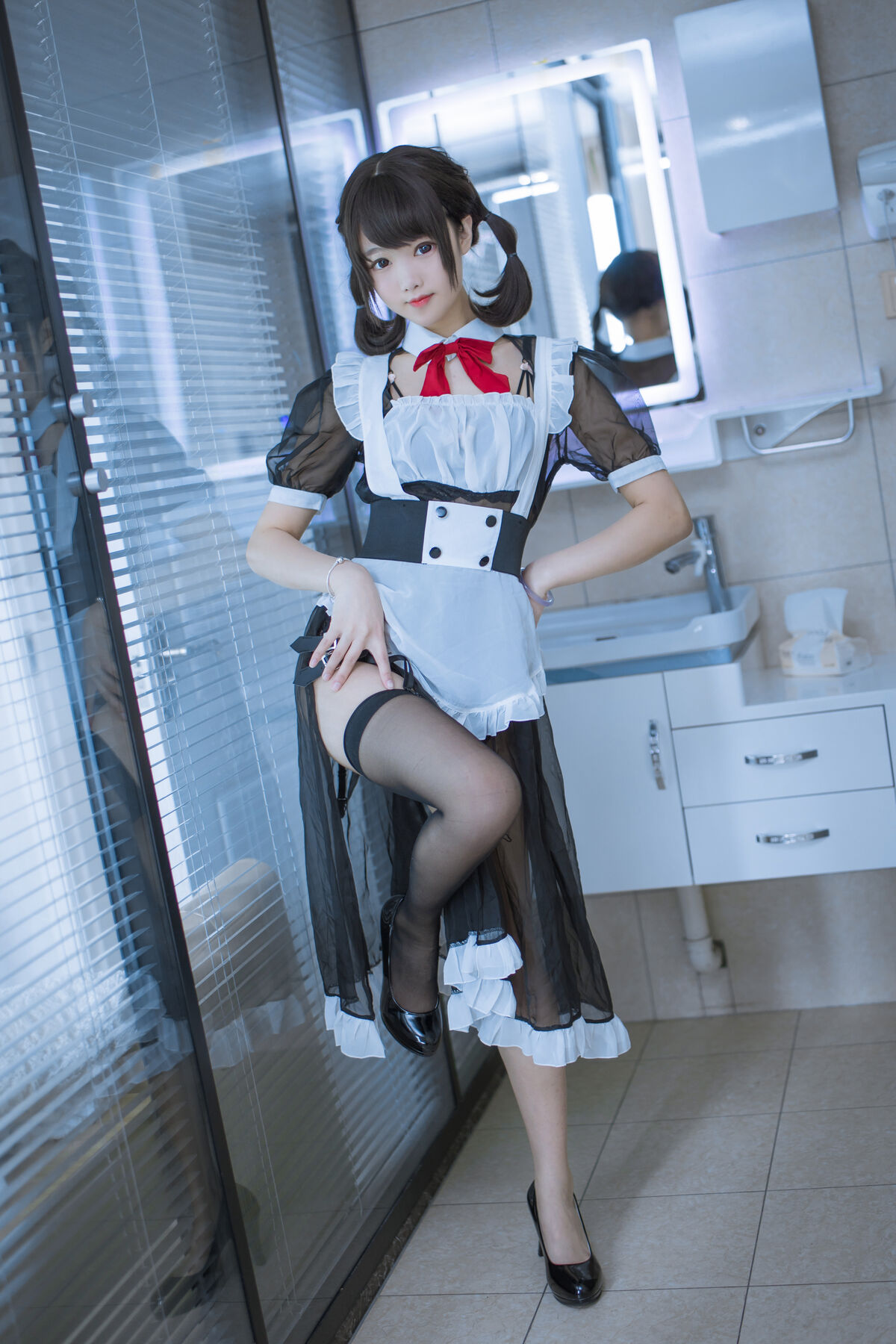 Coser@羽天shine 黑色女仆 0033 8853271437.jpg