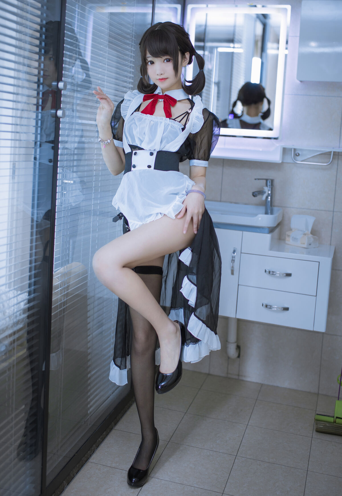 Coser@羽天shine 黑色女仆 0034 5152033099.jpg