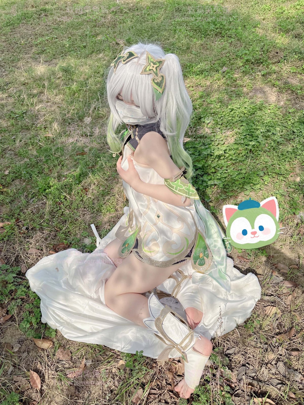 Coser@软萌兔兔酱 COS草神纳西妲 水晶棒玩弄娇嫩菊花小骚穴 水嫩一线天白虎嫩B 0036 4300111591.jpg