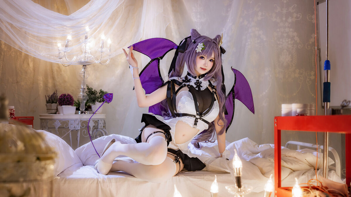 Coser@雪晴Astra 刻晴恶魔拘束睡衣 0004 6975338967.jpg