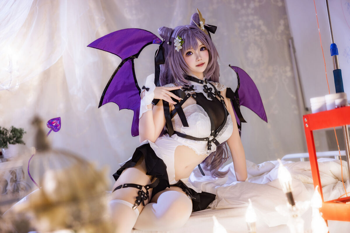 Coser@雪晴Astra 刻晴恶魔拘束睡衣 0005 5598015493.jpg