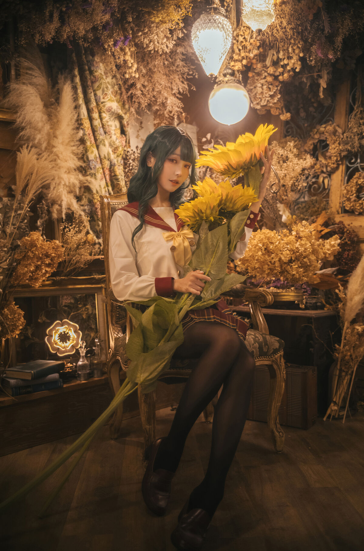 Coser@ElyEE子 Ely_eee Kazami Yuuka Uniform 幽香制服 0004 4741078871.jpg