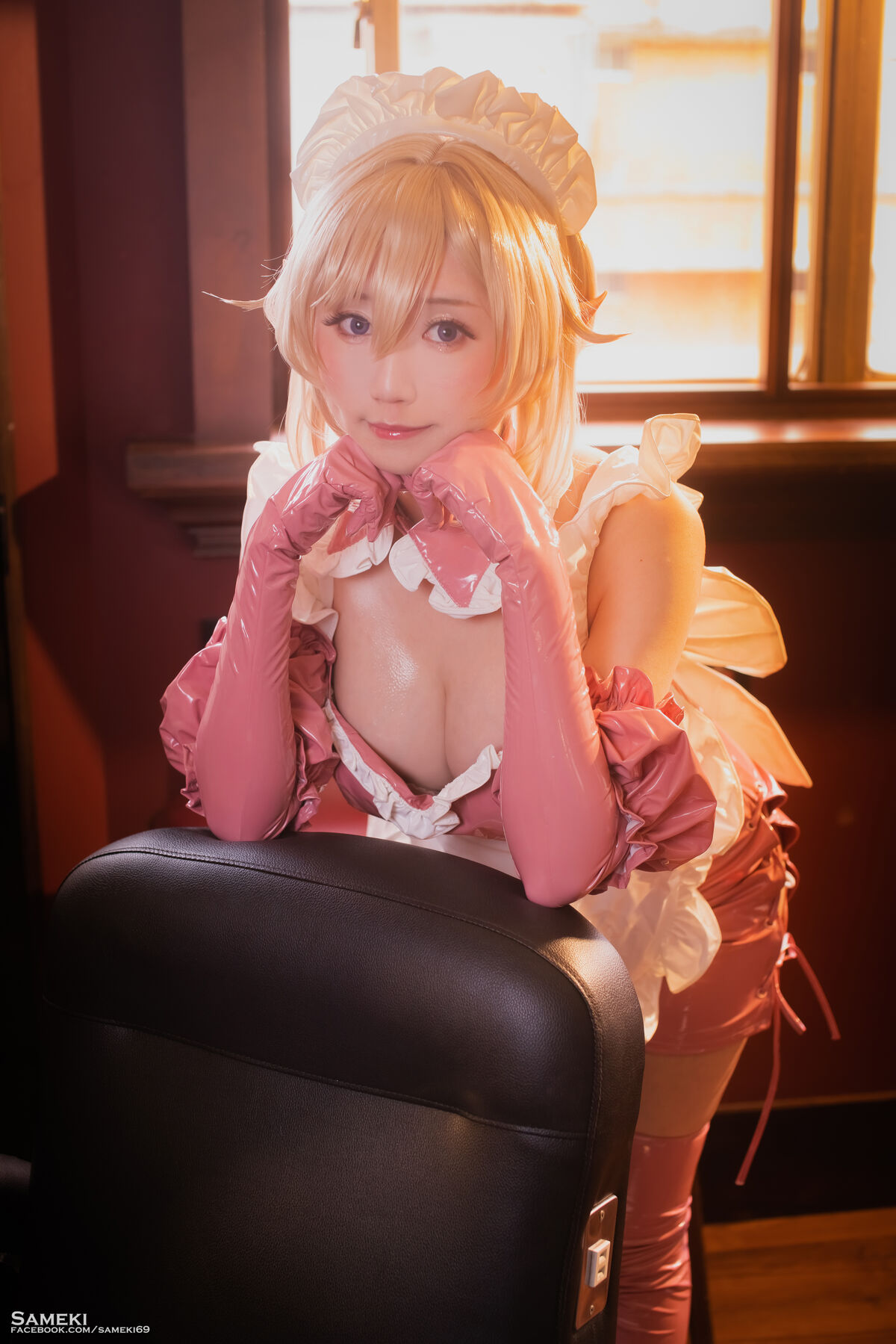 Coser@Sameki 漆皮女仆 0004 9160581811.jpg