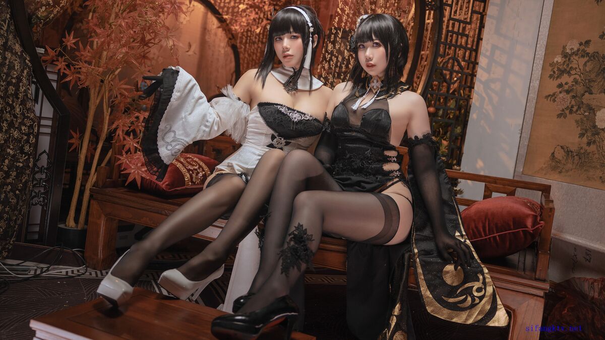 Coser@九言 喜茶苍苍子 碧蓝航线 镇海白黒双人 0003 5018981843.jpg