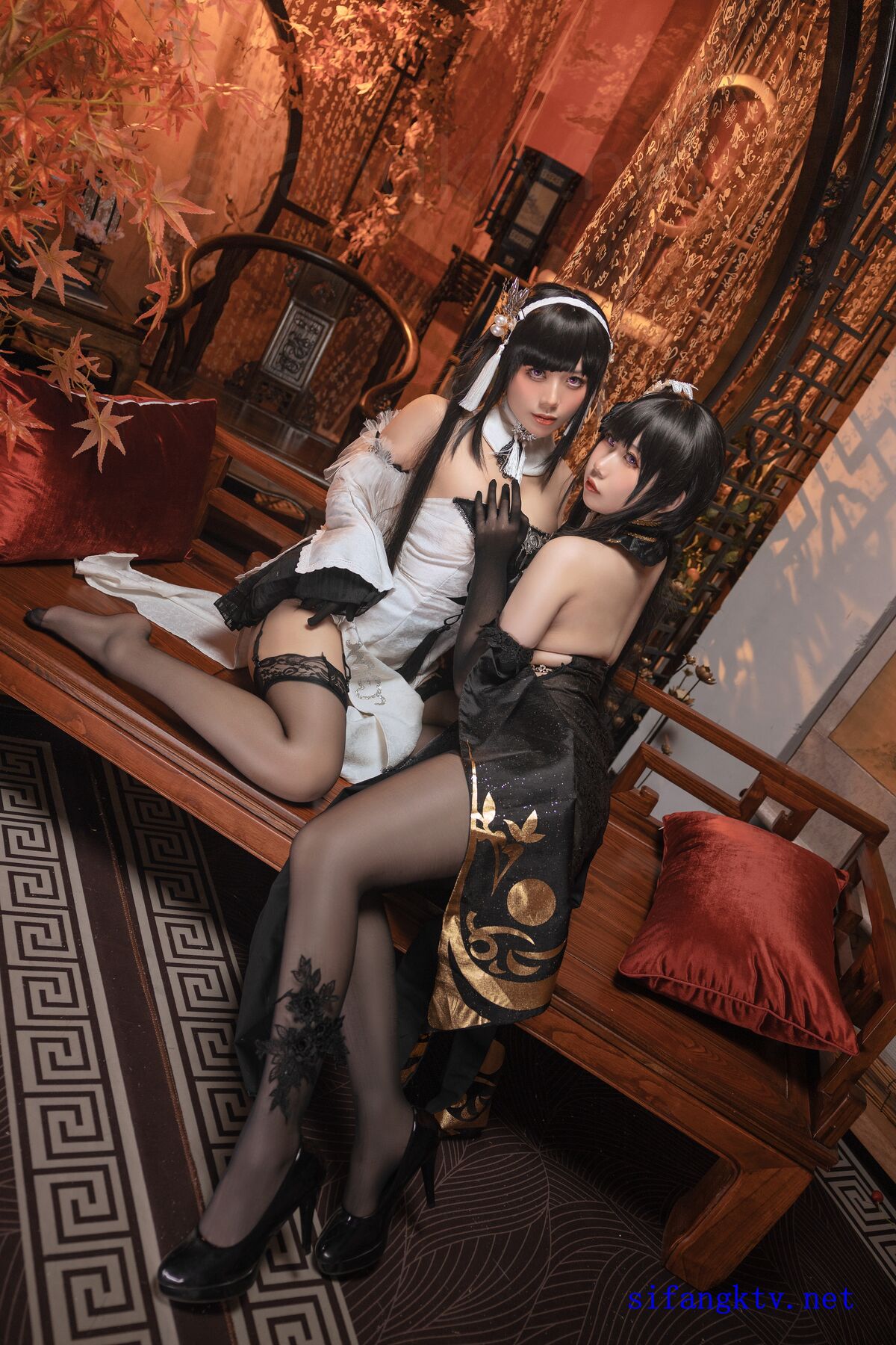 Coser@九言 喜茶苍苍子 碧蓝航线 镇海白黒双人 0011 5628331568.jpg