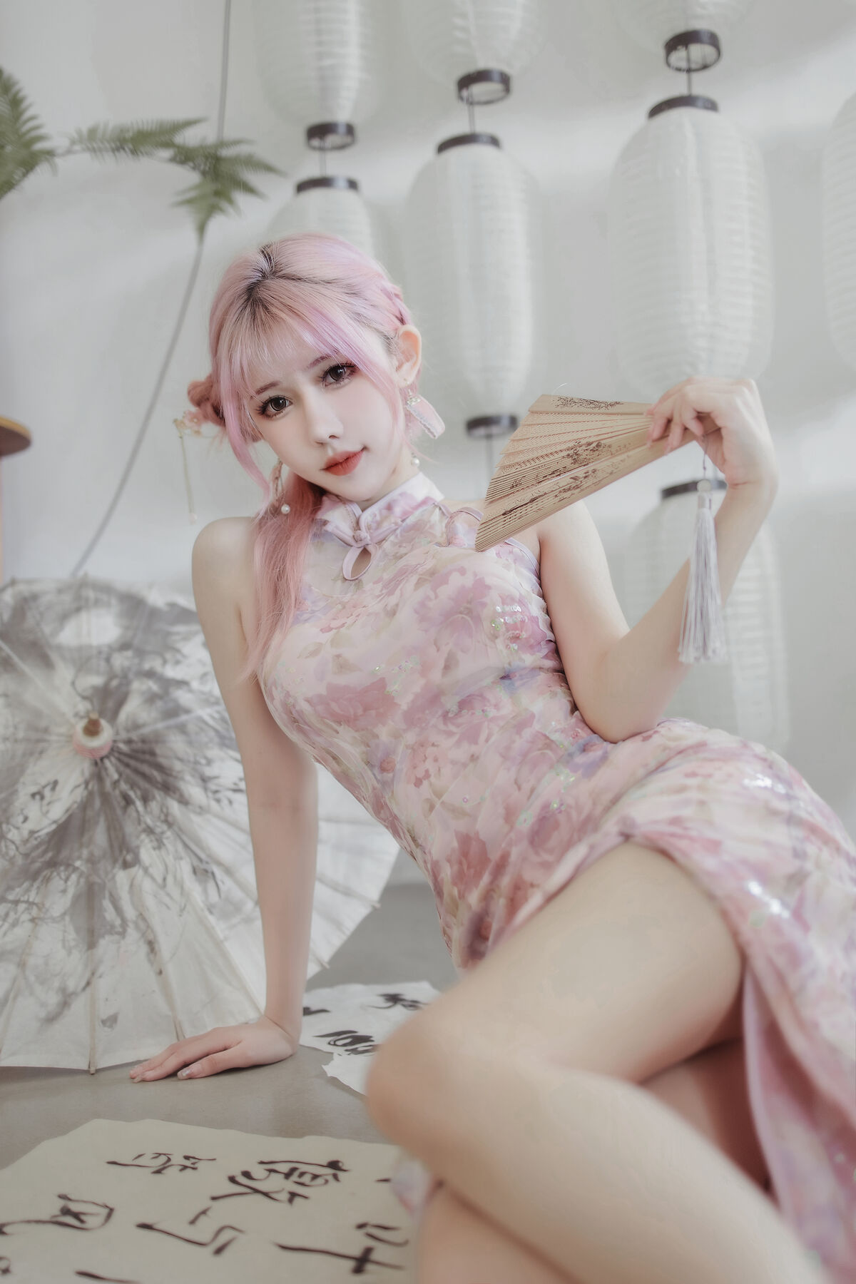 Coser@仙女月 粉色旗袍 0014 2723710187.jpg