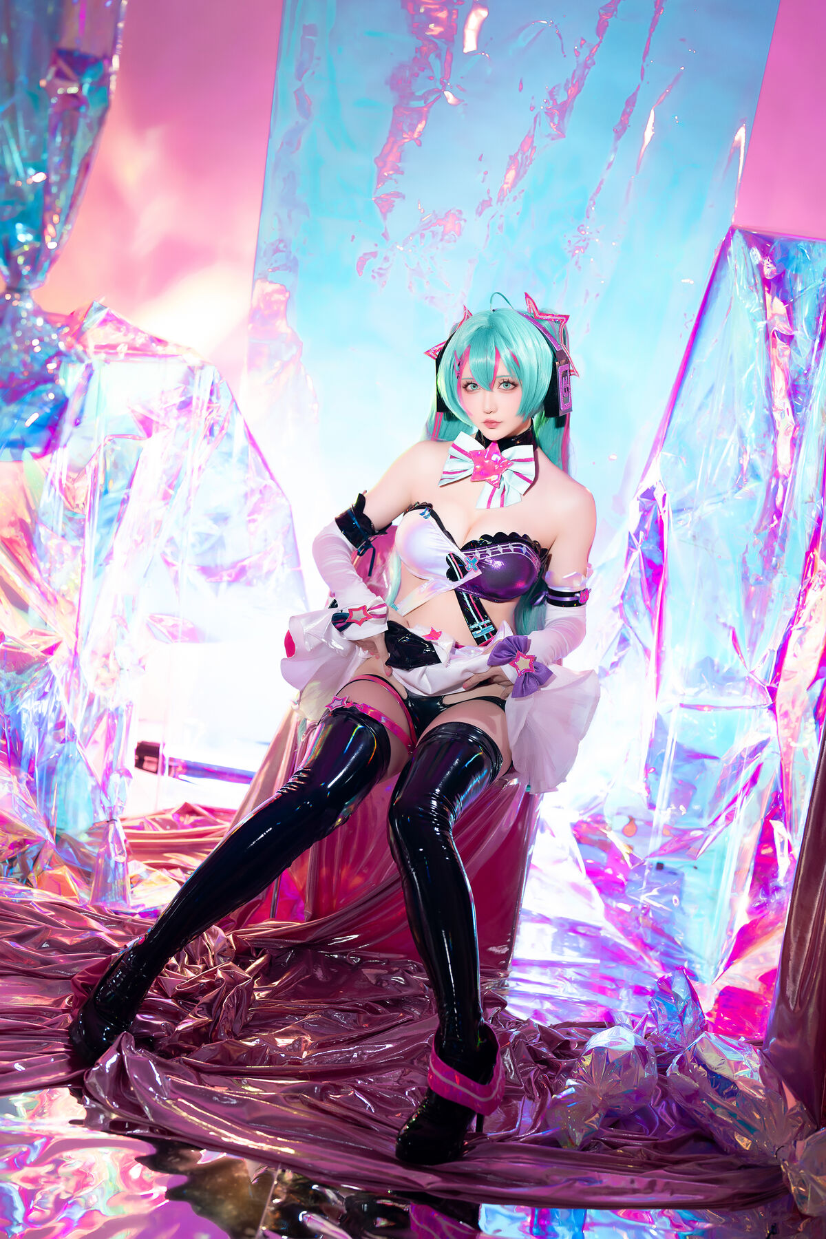 Coser@星之迟迟Hoshilily Miku初音未来 喵斯快跑 0024 3680549084.jpg