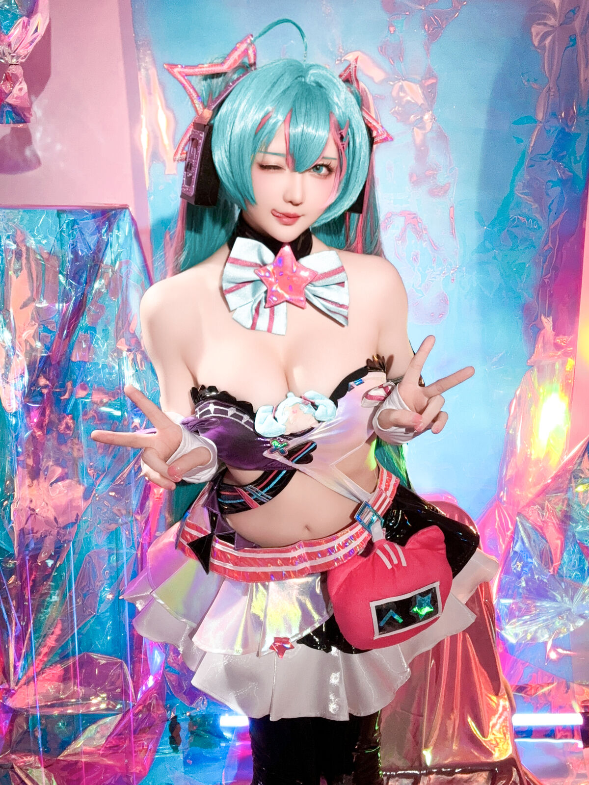 Coser@星之迟迟Hoshilily Miku初音未来 喵斯快跑 0061 2571903818.jpg