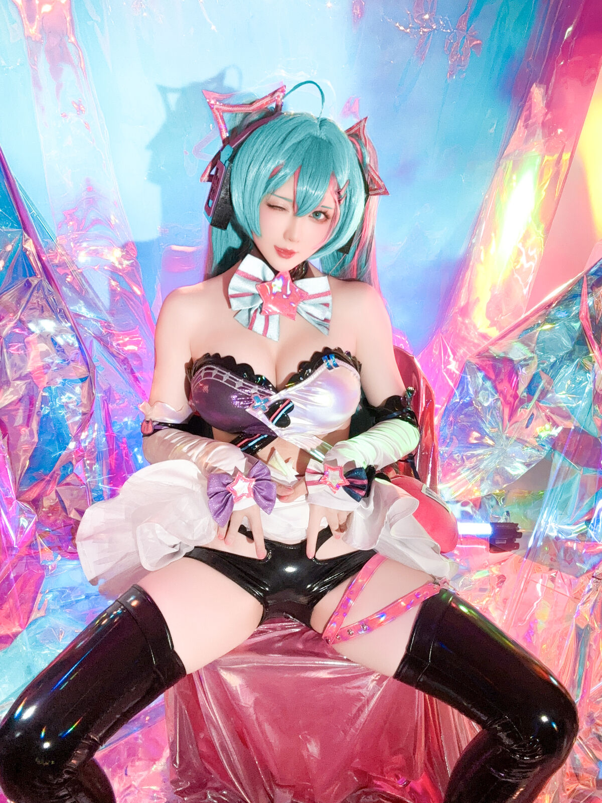 Coser@星之迟迟Hoshilily Miku初音未来 喵斯快跑 0065 7361887613.jpg