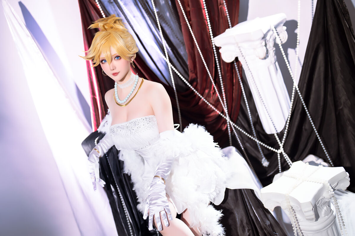 Coser@星之迟迟Hoshilily 吊带袜天使 潘迪礼服 0007 5144013097.jpg