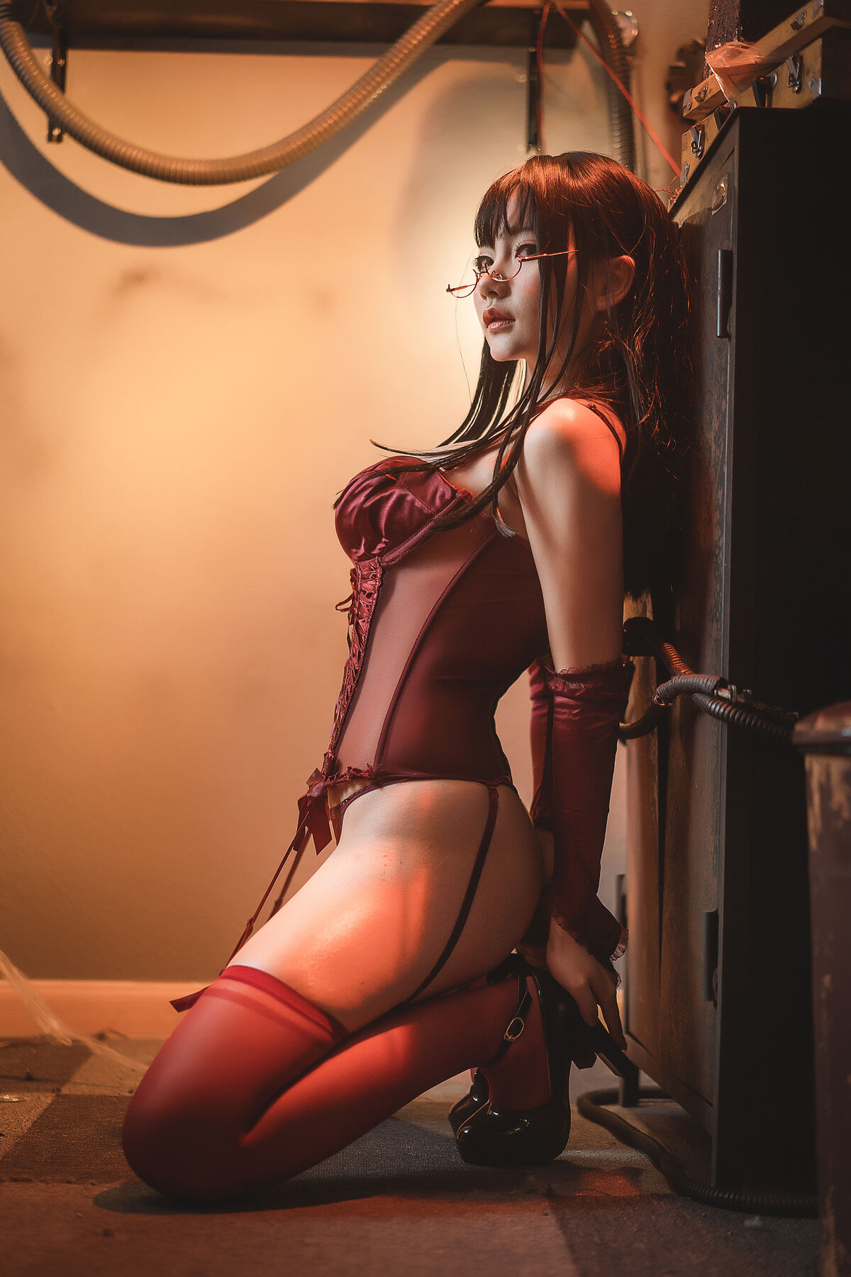 Coser@是一只熊仔吗 红色corset 0034 1788024270.jpg