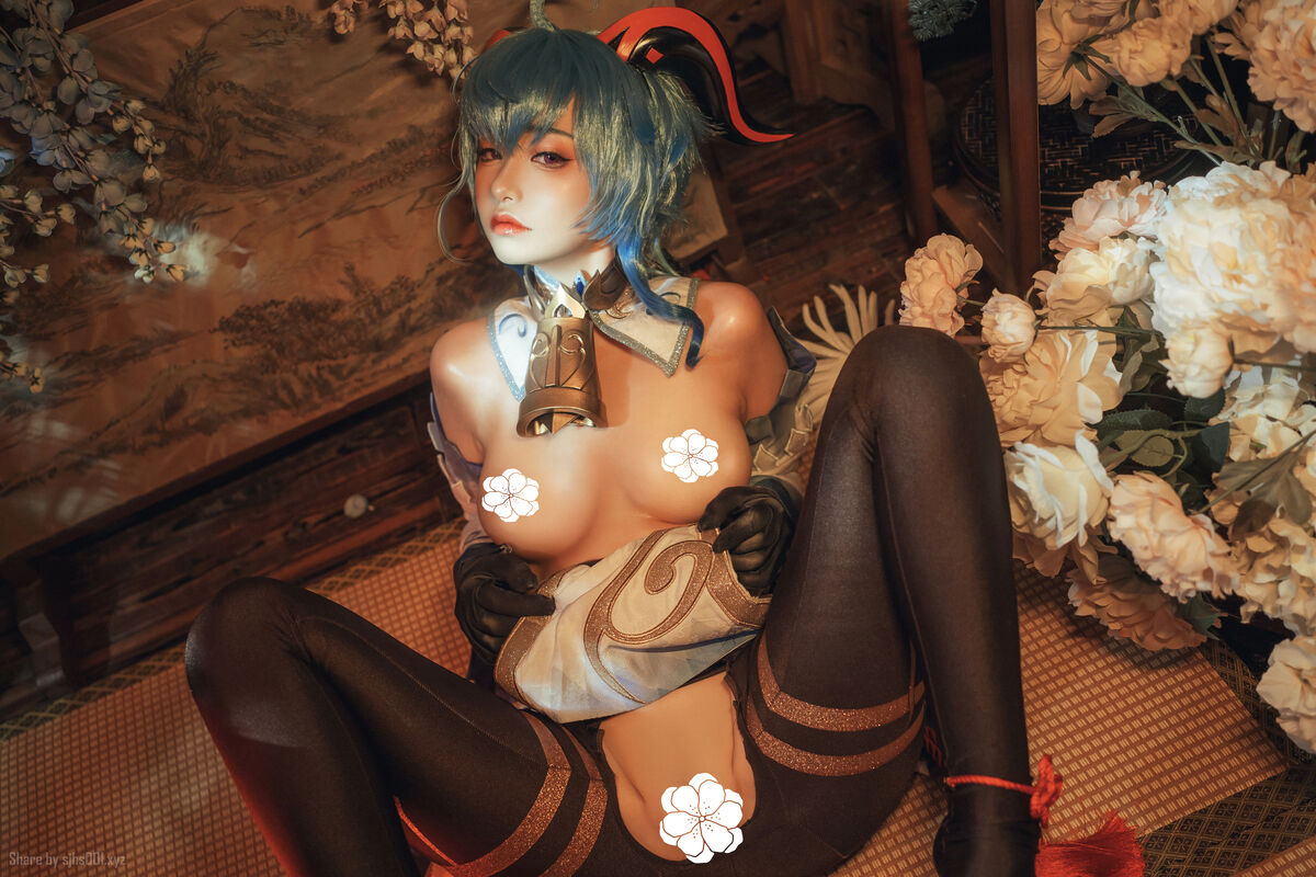 Coser@爆机少女喵小吉 Nekokoyoshi 原神 甘雨 0013 2876985246.jpg