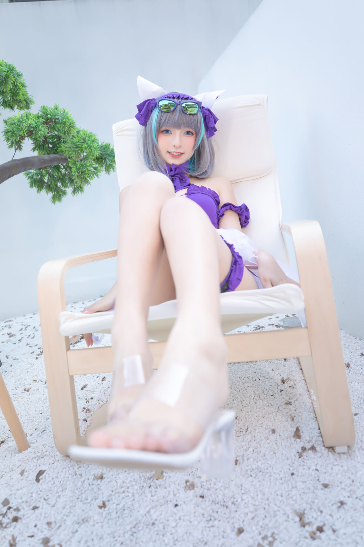 Coser@神楽坂真冬 Vol 085 绝对企画 柴郡cos 纯色庭院 Part1 0016 7930467012.jpg