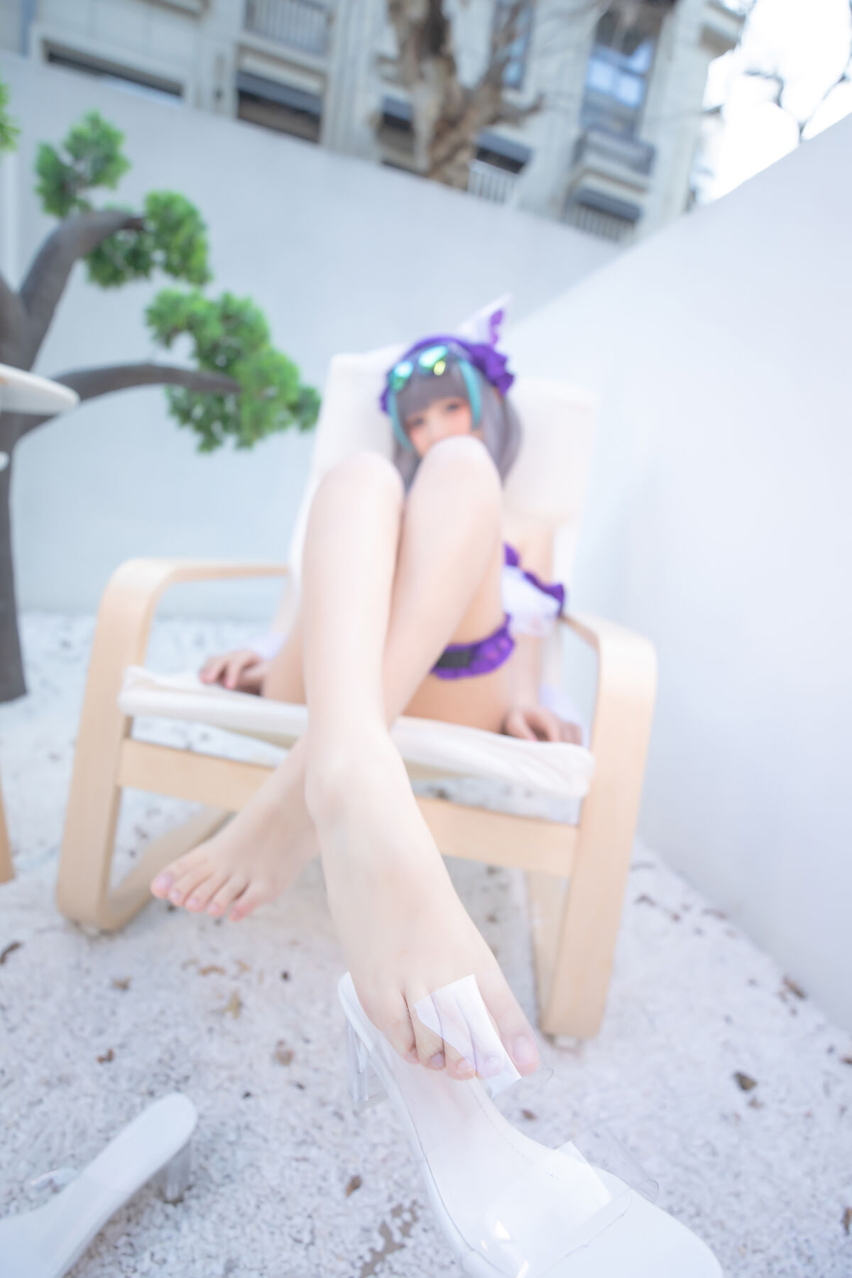 Coser@神楽坂真冬 Vol 085 绝对企画 柴郡cos 纯色庭院 Part1 0021 9030366590.jpg