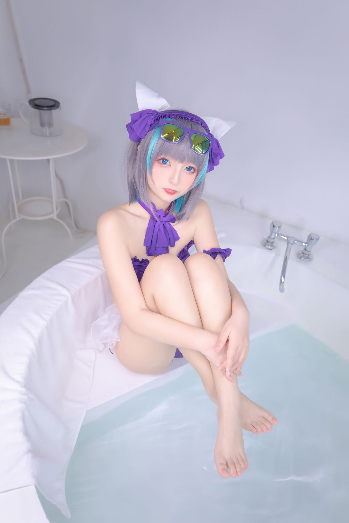 Coser@神楽坂真冬 Vol 085 绝对企画 柴郡cos 纯色庭院 Part2 0008 8221652226.jpg