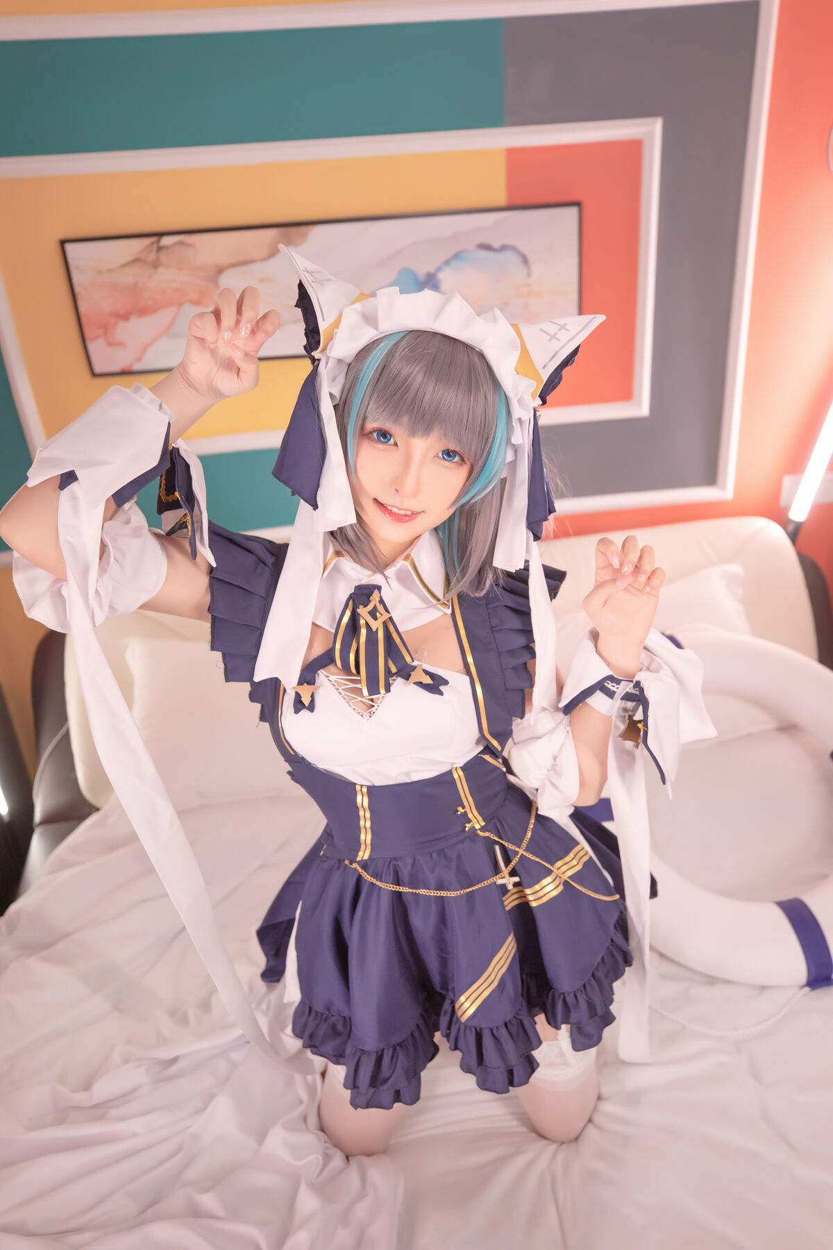 Coser@神楽坂真冬 Vol 085 绝对企画 柴郡cos 纯色庭院 Part3 0004 7233745618.jpg