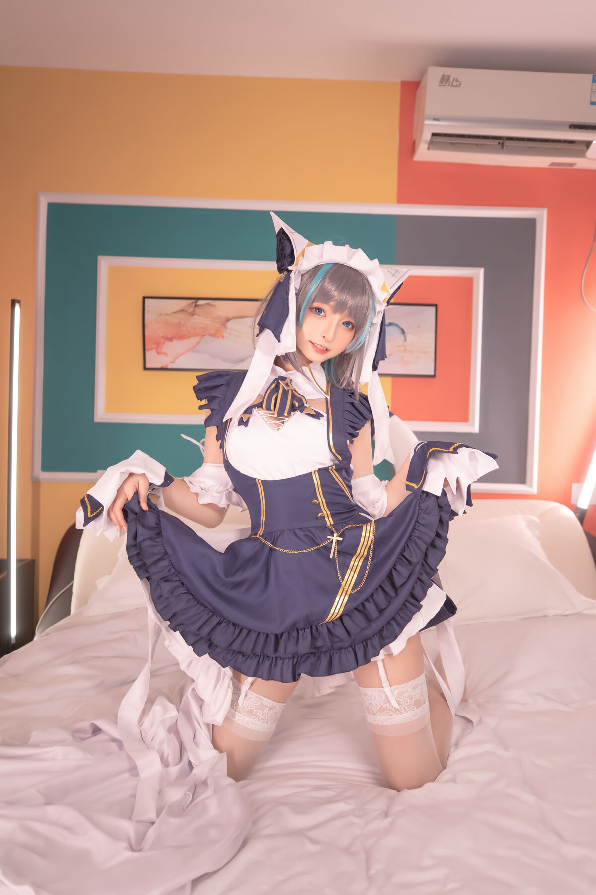 Coser@神楽坂真冬 Vol 085 绝对企画 柴郡cos 纯色庭院 Part3 0007 5402344346.jpg