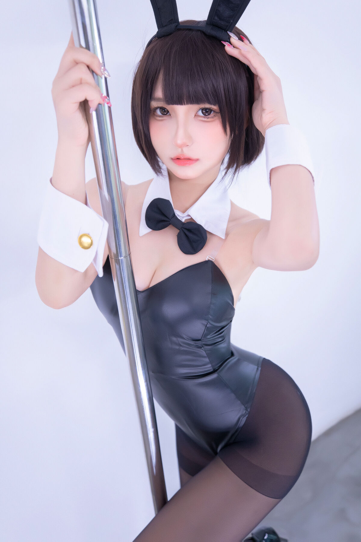 Coser@神楽坂真冬 Vol.089 绝对企画-兔女郎与钢管 バニーバブル Part2