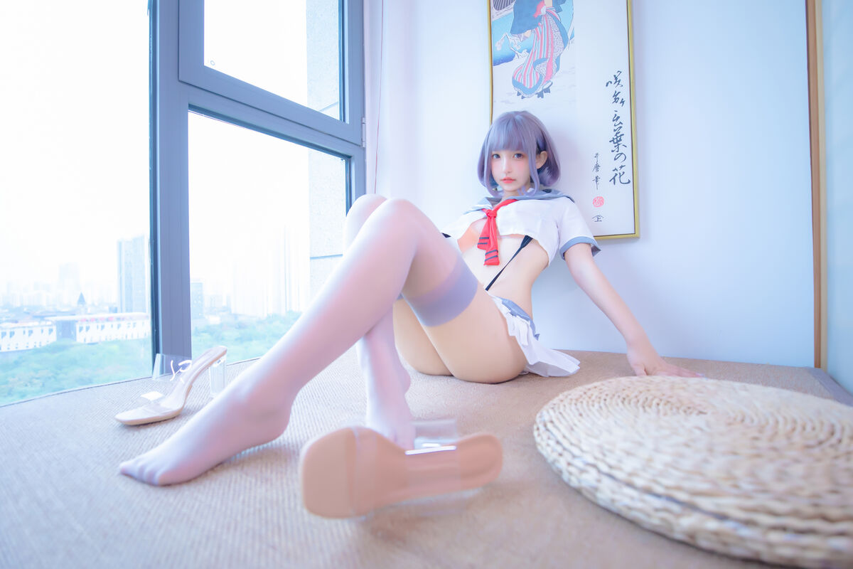 Coser@神楽坂真冬 Vol 100 灰丝吊带JK 0051 5654960743.jpg