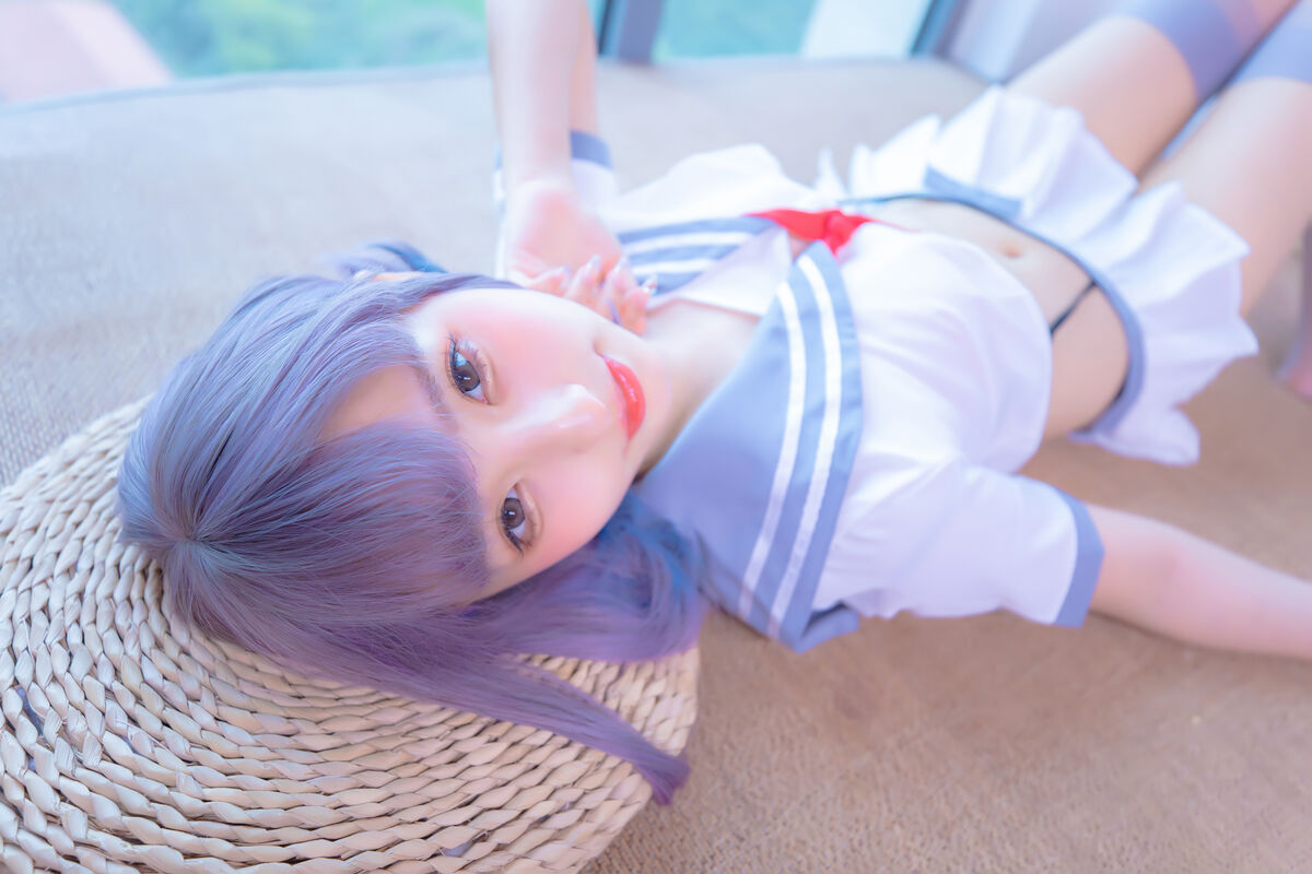 Coser@神楽坂真冬 Vol 100 灰丝吊带JK 0060 8541390210.jpg